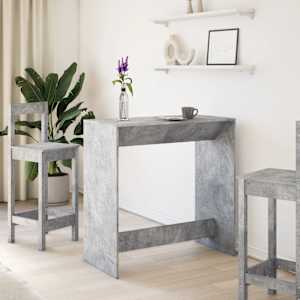 Barový stůl betonově šedý 102 x 50 x 103,5 cm kompozitní dřevo - obrázek 3