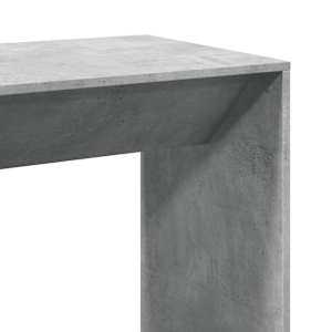 Barový stůl betonově šedý 102 x 50 x 103,5 cm kompozitní dřevo - obrázek 7
