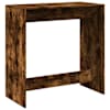 vidaXL baarilaud, suitsutatud tamm, 102 x 50 x 103,5 cm tehispuit