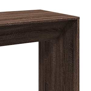 Barový stůl hnědý dub 102 x 50 x 103,5 cm kompozitní dřevo - obrázek 7