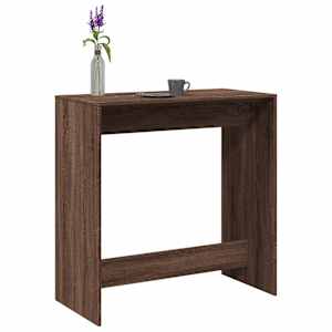 Barový stůl hnědý dub 102 x 50 x 103,5 cm kompozitní dřevo - obrázek 1