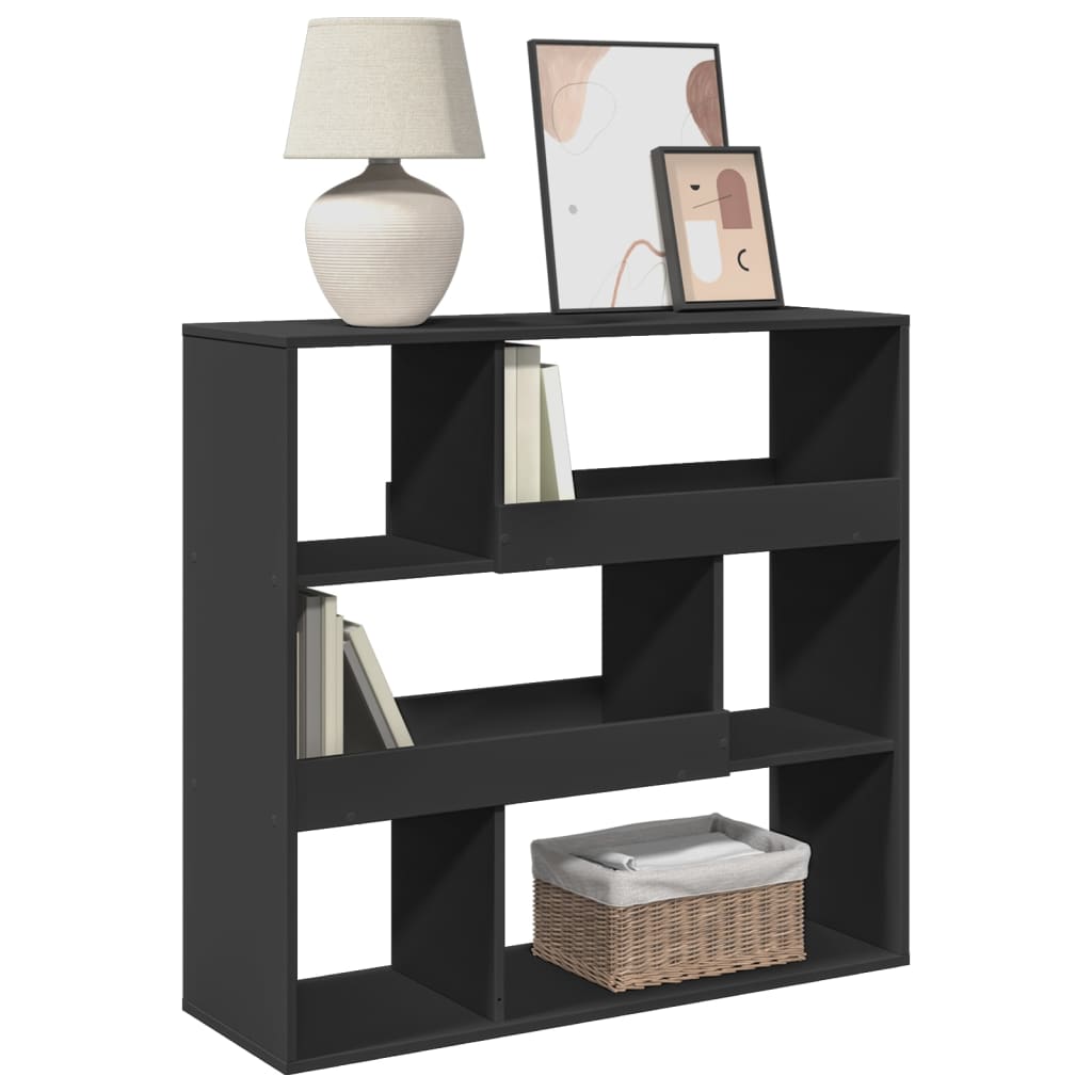 vidaXL Boekenkast/kamerscherm 100x33x94,5 cm zwart afbeelding