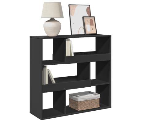 vidaXL Bibliotecă/Separator cameră, negru, 100x33x94,5 cm