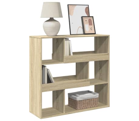 vidaXL B&uuml;cherregal/Raumteiler Sonoma-Eiche 100x33x94,5 cm