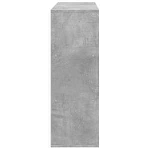 Knihovna / dělicí stěna betonově šedá 100 x 33 x 94,5 cm - obrázek 5