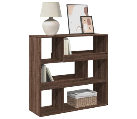 vidaXL Bibliotecă/Separator de cameră, stejar maro, 100x33x94,5 cm