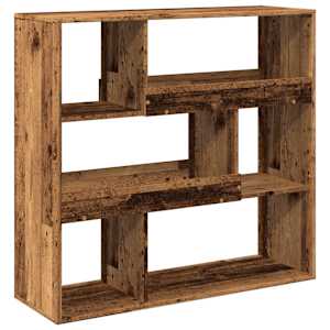 Knihovna / dělicí stěna old wood 100 x 33 x 94,5 cm - obrázek 2