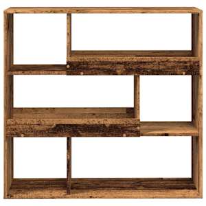 Knihovna / dělicí stěna old wood 100 x 33 x 94,5 cm - obrázek 4