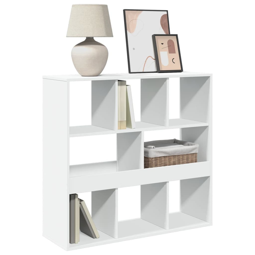 vidaXL Knižnica/deliaca stena biela 100x33x94,5 cm