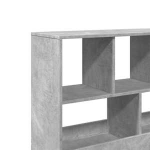 Knihovna / dělicí stěna betonově šedá 100 x 33 x 94,5 cm - obrázek 7