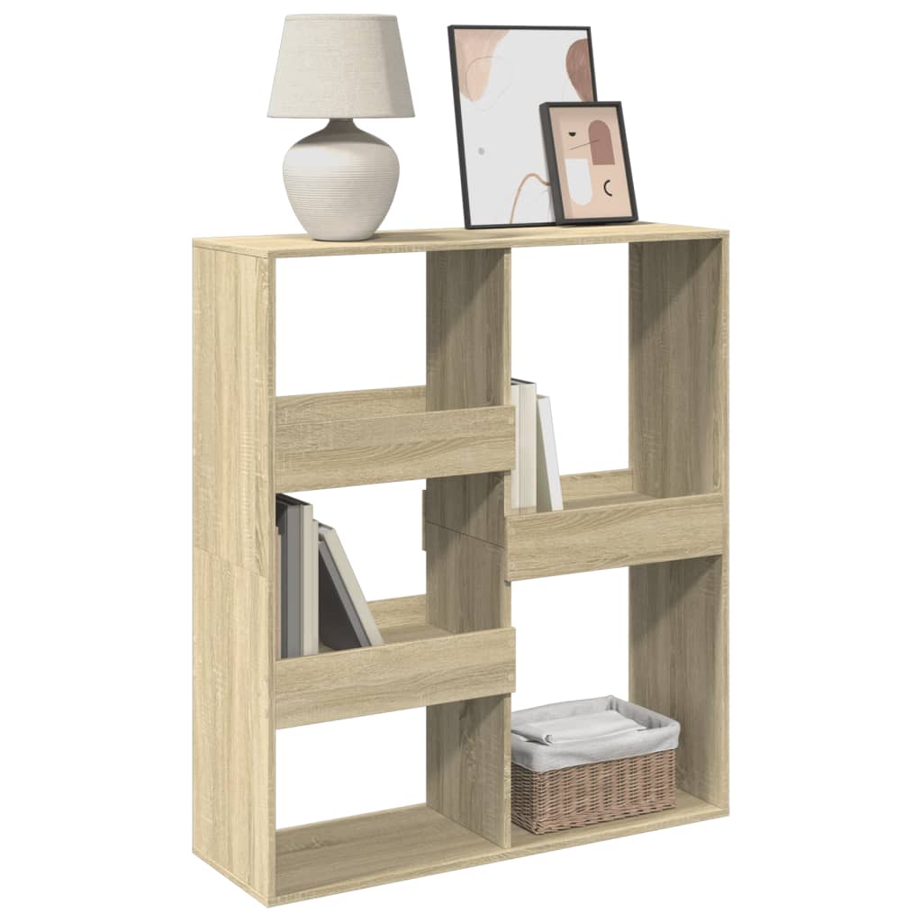 vidaXL Boekenkast / kamerscherm 100x33x115 cm sonoma eikenkleurig afbeelding