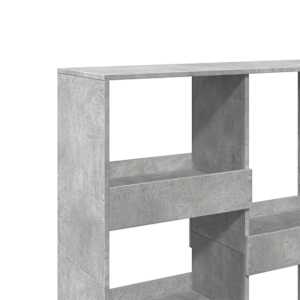 Knihovna / dělicí stěna betonově šedá 100 x 33 x 115 cm - obrázek 7