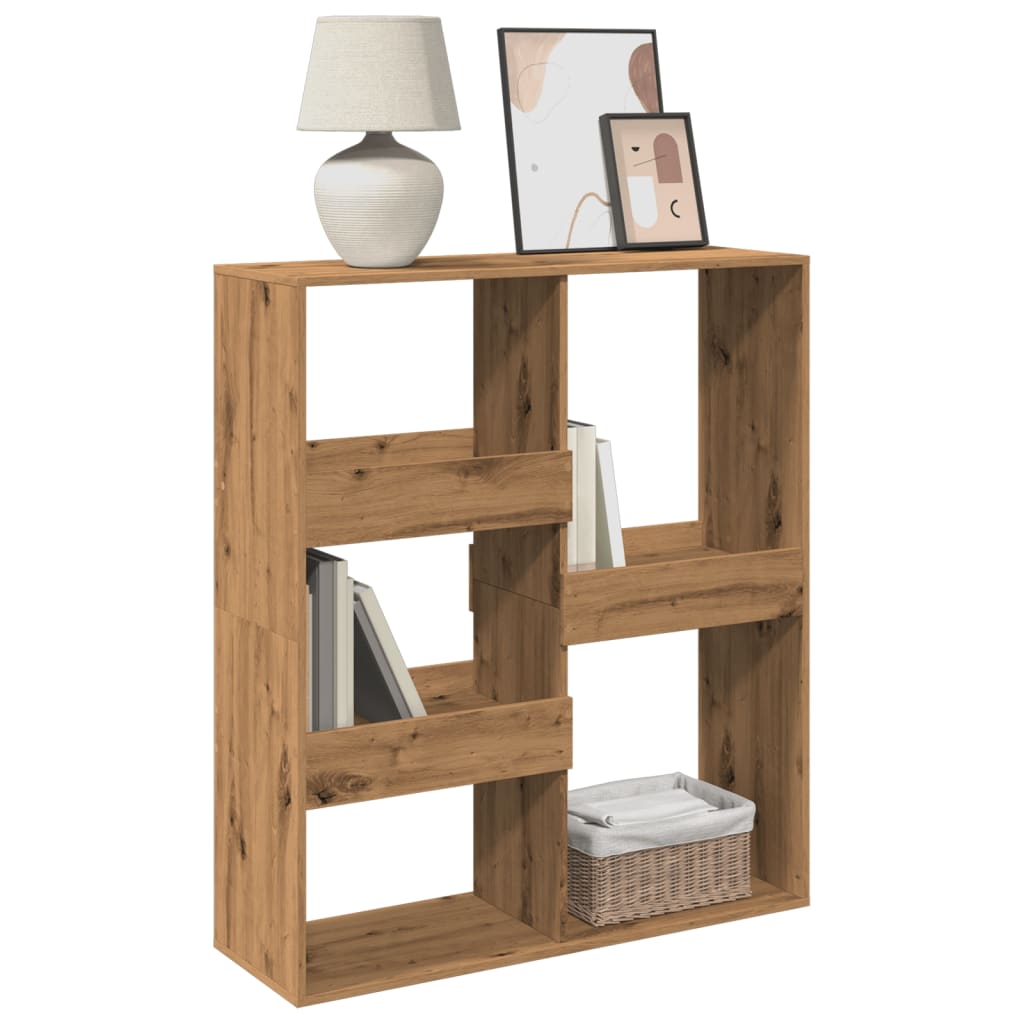 Thumbnail - vidaXL Bücherregal/Raumteiler Artisan-Eiche 100x33x115 cm