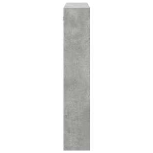 Nástěnná skříňka betonově šedá 80 x 15 x 80 cm kompozitní dřevo - obrázek 5