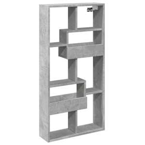 Nástěnná skříňka betonově šedá 50x15x100 cm kompozitní dřevo - obrázek 2