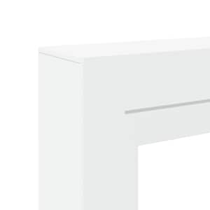 Krbová obestavba bílá 100 x 30 x 87,5 cm kompozitní dřevo - obrázek 7
