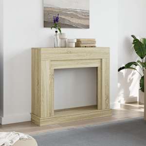 Krbová obestavba dub sonoma 100 x 30 x 87,5 cm kompozitní dřevo - obrázek 3