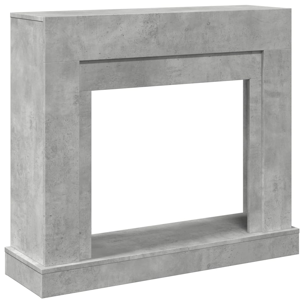 vidaXL Krbová obestavba betonově šedá 100x30x87,5 cm kompozitní dřevo