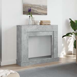 Krbová obestavba betonově šedá 100x30x87,5 cm kompozitní dřevo - obrázek 3