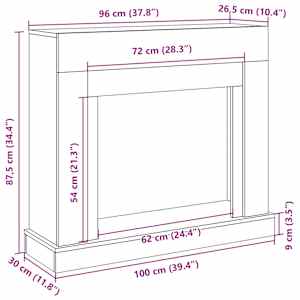 Krbová obestavba betonově šedá 100x30x87,5 cm kompozitní dřevo - obrázek 9