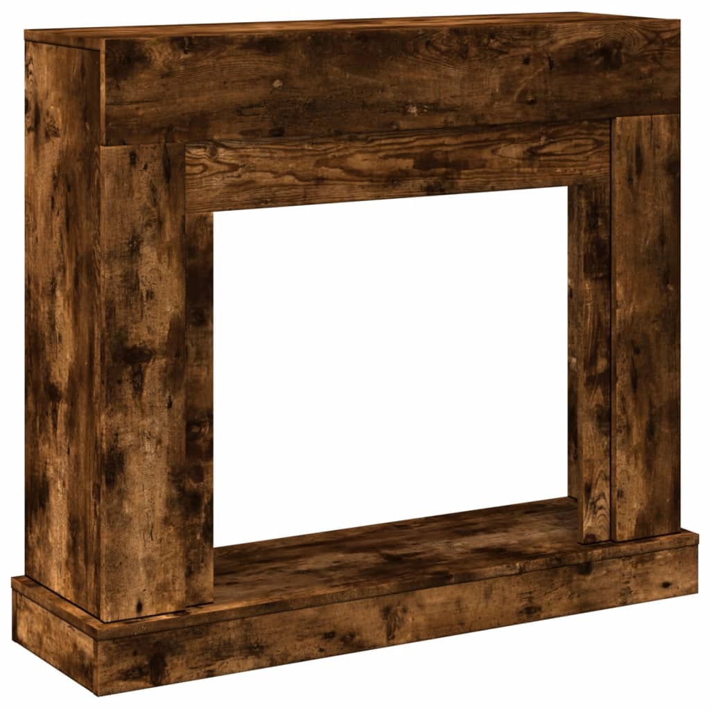 vidaXL Krbová obestavba kouřový dub 100x30x87,5 cm kompozitní dřevo