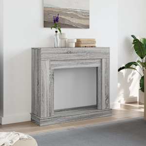 Krbová obestavba šedá sonoma 100x30x87,5 cm kompozitní dřevo - obrázek 3
