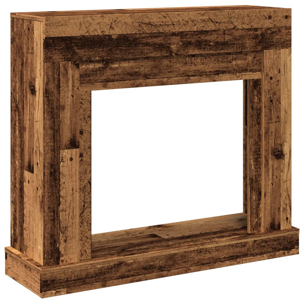 Thumbnail - vidaXL Kaminumrandung Altholz-Optik 100x30x87,5 cm Holzwerkstoff
