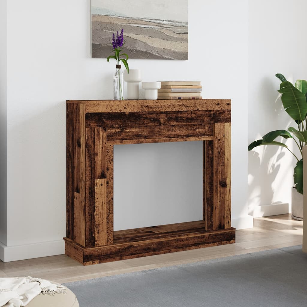 vidaXL Haardombouw 100x30x87,5 cm bewerkt hout oud houtkleurig afbeelding