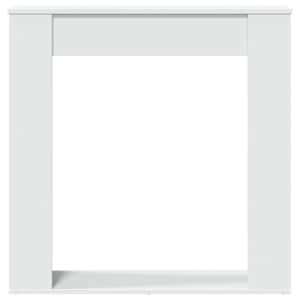Krbová obestavba bílá 100 x 20 x 100 cm kompozitní dřevo - obrázek 4