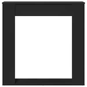 Krbová obestavba černá 100 x 20 x 100 cm kompozitní dřevo - obrázek 4