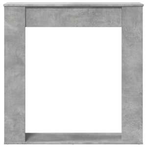 Krbová obestavba betonově šedá 100x20x100 cm kompozitní dřevo - obrázek 4