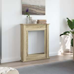 Krbová obestavba dub sonoma 75 x 20 x 87,5 cm kompozitní dřevo - obrázek 3