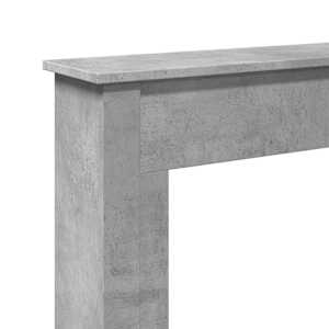 Krbová obestavba betonově šedá 75x20x87,5 cm kompozitní dřevo - obrázek 7
