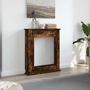 Krbová obestavba kouřový dub 75 x 20 x 87,5 cm kompozitní dřevo - obrázek 3