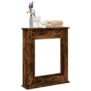Krbová obestavba kouřový dub 75 x 20 x 87,5 cm kompozitní dřevo - obrázek 1