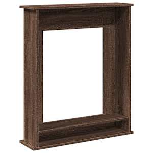 Krbová obestavba hnědý dub 75 x 20 x 87,5 cm kompozitní dřevo - obrázek 6