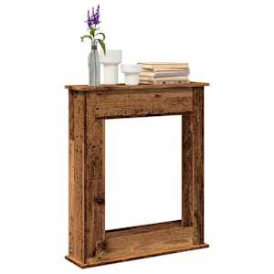 Okvir za kamin starinski les 75x20x87,5 cm inženirski les