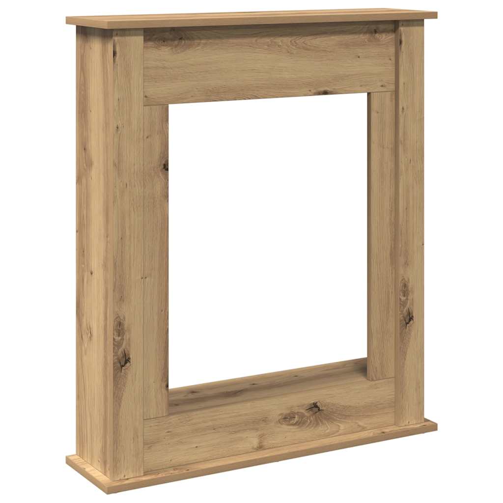 vidaXL Krbová obestavba dub artisan 75 x 20 x 87,5 cm kompozitní dřevo