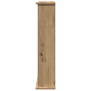 Krbová obestavba dub artisan 75 x 20 x 87,5 cm kompozitní dřevo - obrázek 5