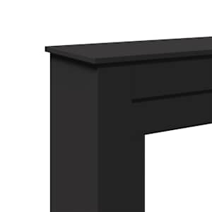 Krbová obestavba černá 90 x 30 x 90 cm kompozitní dřevo - obrázek 7