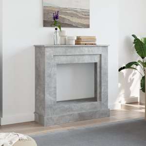 Krbová obestavba betonově šedá 90 x 30 x 90 cm kompozitní dřevo - obrázek 3