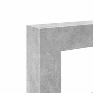 Krbová obestavba betonově šedá 81 x 18 x 82 cm kompozitní dřevo - obrázek 7
