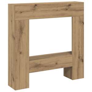 Krbová obestavba dub artisan 81 x 18 x 82 cm kompozitní dřevo - obrázek 2