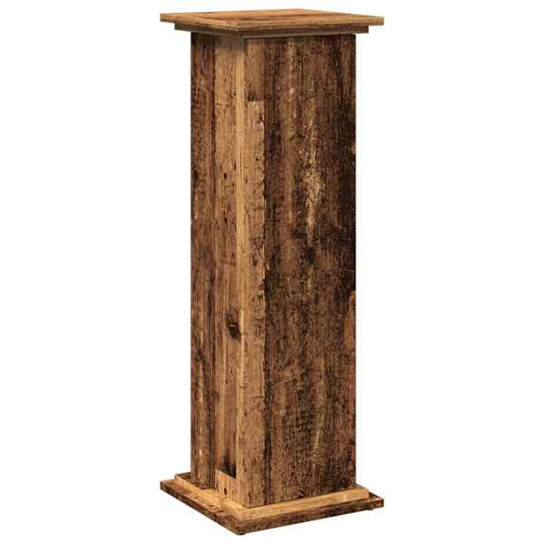 vidaXL hoiuruumiga monitorialus, vana puit, 31x30x90 cm, tehispuit