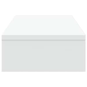 Stojan na monitor bílý 60 x 24 x 10,5 cm kompozitní dřevo - obrázek 5