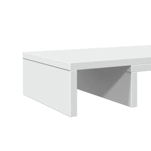 Stojan na monitor bílý 60 x 24 x 10,5 cm kompozitní dřevo - obrázek 7