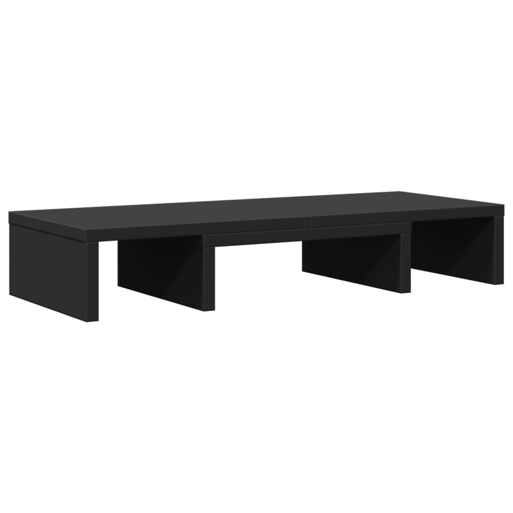 vidaXL Stojan na monitor černý 60 x 24 x 10,5 cm kompozitní dřevo