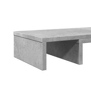Stojan na monitor betonově šedý 60x24x10,5 cm kompozitní dřevo - obrázek 7