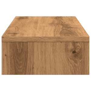 Stojan na monitor dub artisan 60x24x10,5 cm kompozitní dřevo - obrázek 5