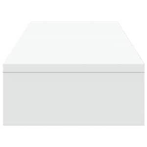 Stojan na monitor bílý 80 x 24 x 10,5 cm kompozitní dřevo - obrázek 5